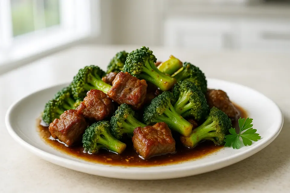 Air Fryer Beef Broccoli Stir Fry