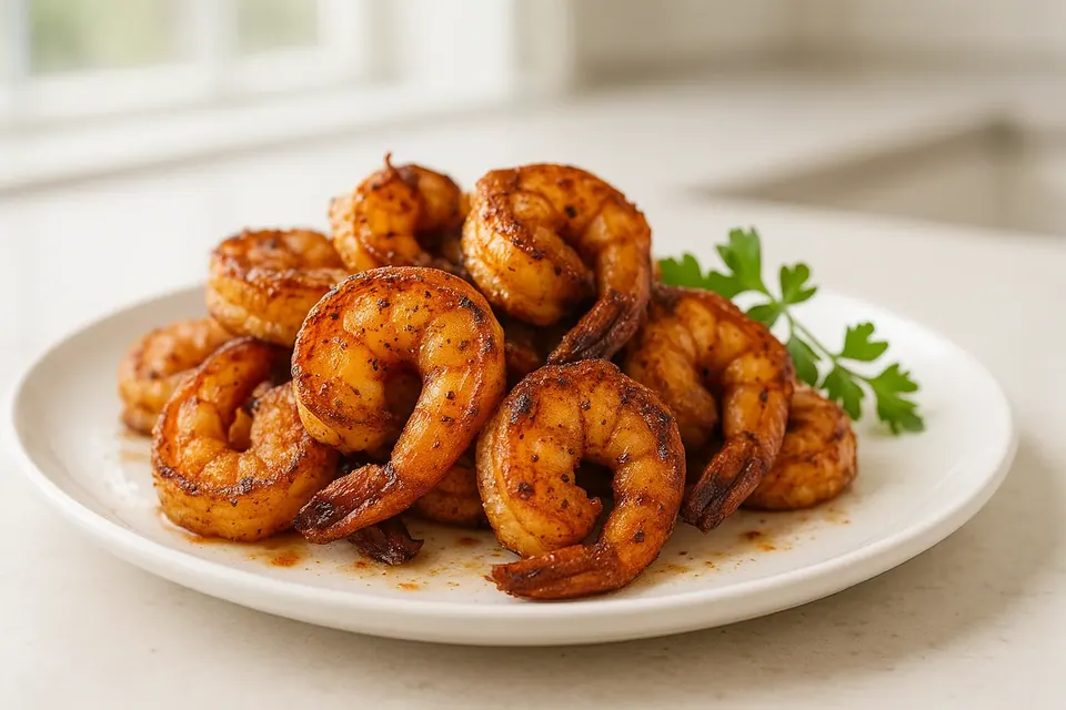 Air Fryer Blackened Shrimp