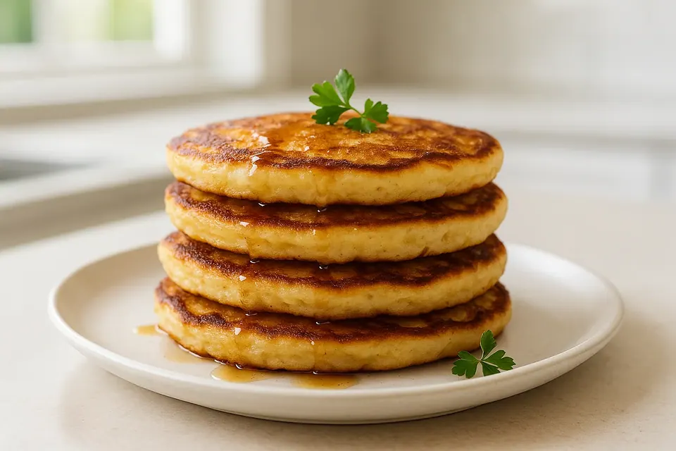 Air Fryer Breakfast Pancakes