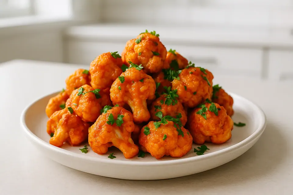 Air Fryer Buffalo Cauliflower Bites