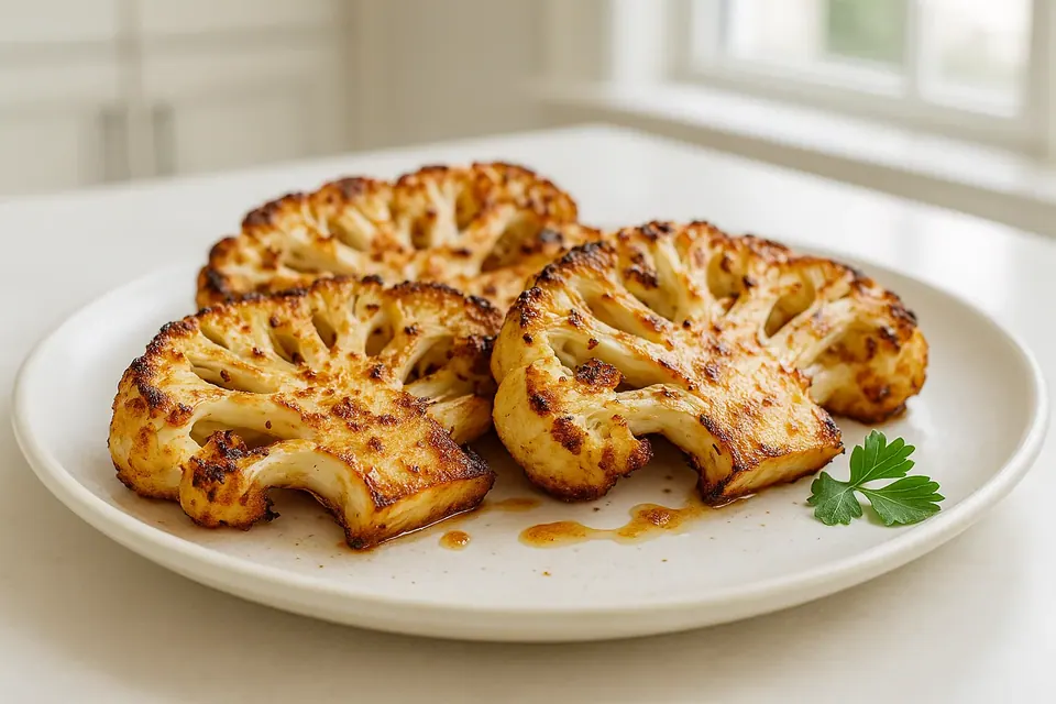 Air Fryer Cauliflower Steaks