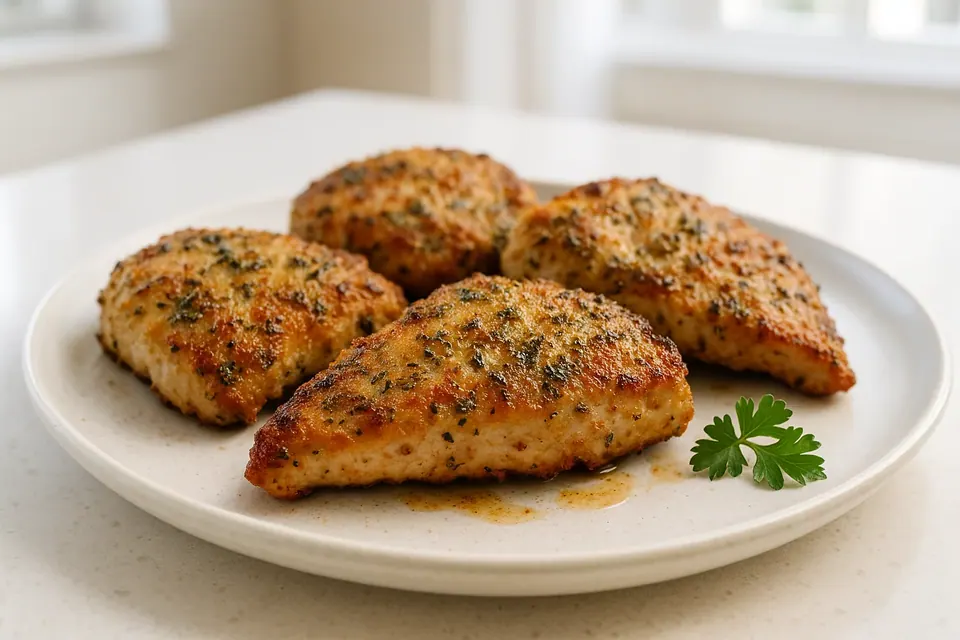 Air Fryer Herb-Crusted Turkey Cutlets