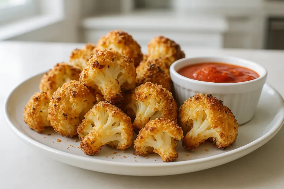 Air Fryer Parmesan Cauliflower
