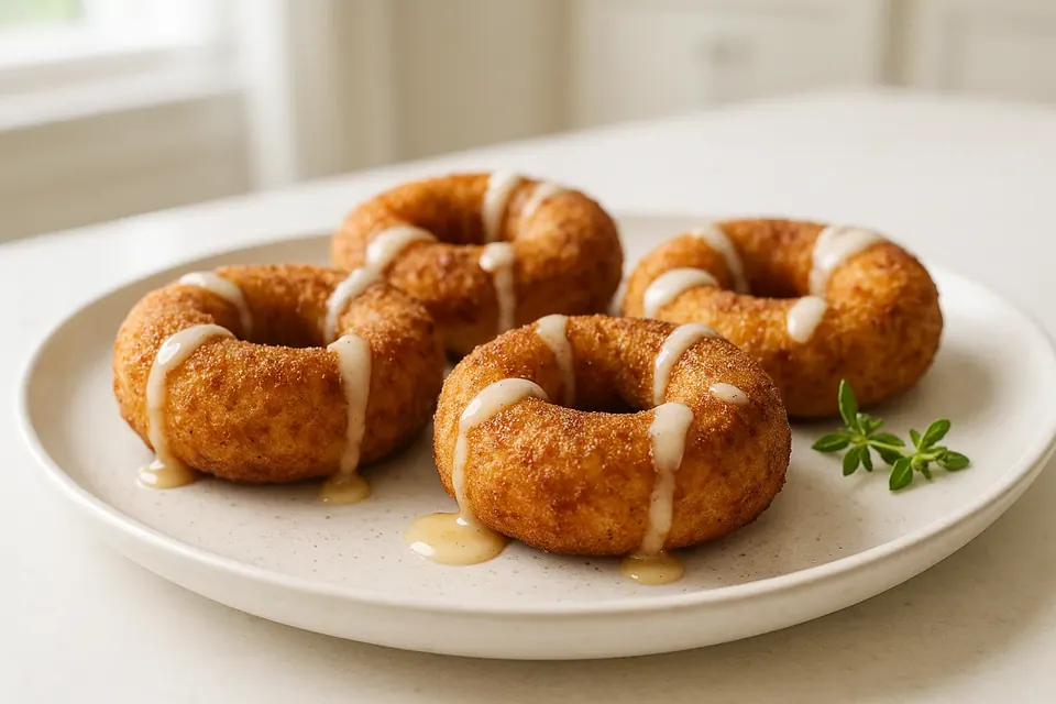 Air Fryer Pumpkin Spice Donuts