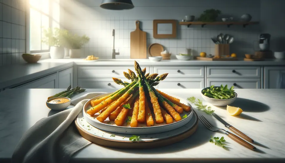 Air Fryer Lemon Asparagus
