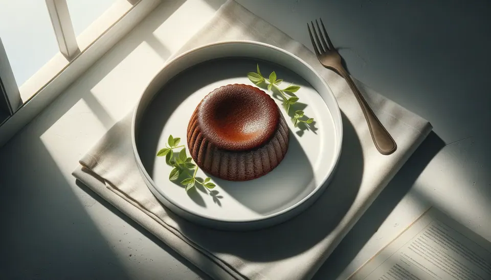 Air Fryer Chocolate Lava Cake