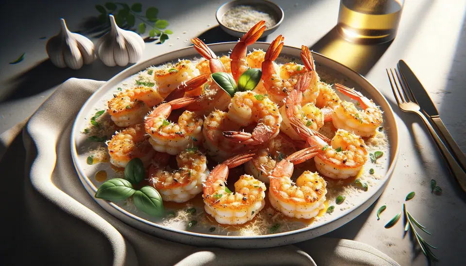 Air Fryer Garlic Parmesan Shrimp
