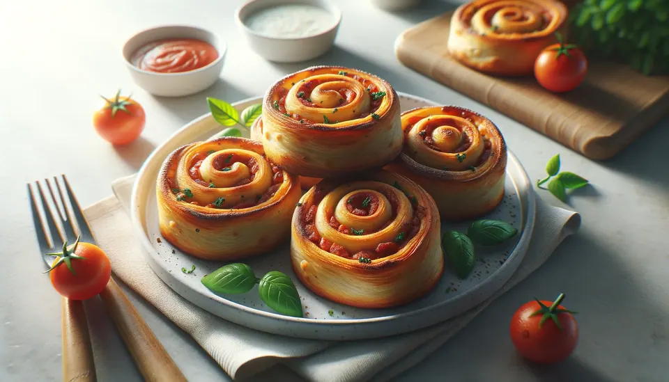 Air Fryer Pizza Pinwheels