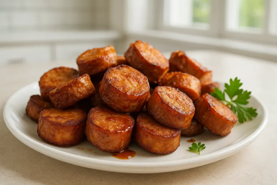 Air Fryer Kielbasa Bites