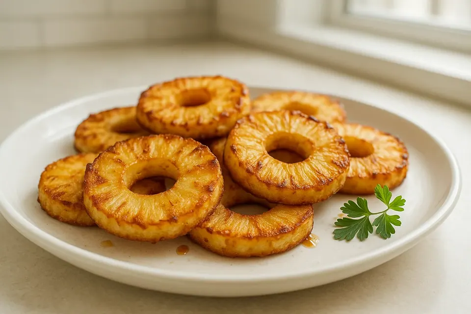 Air Fryer Pineapple Rings