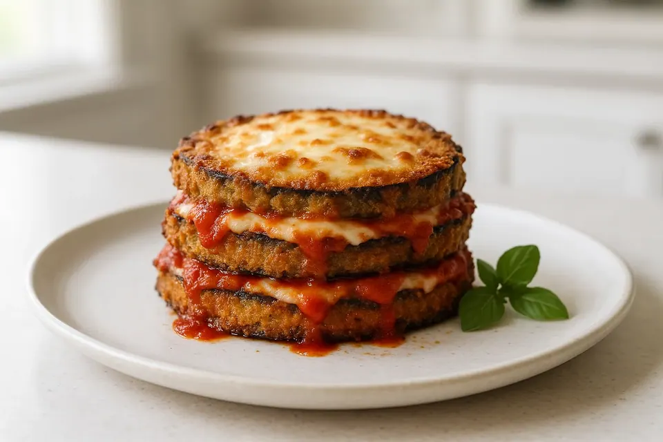 Air Fryer Eggplant Parmesan