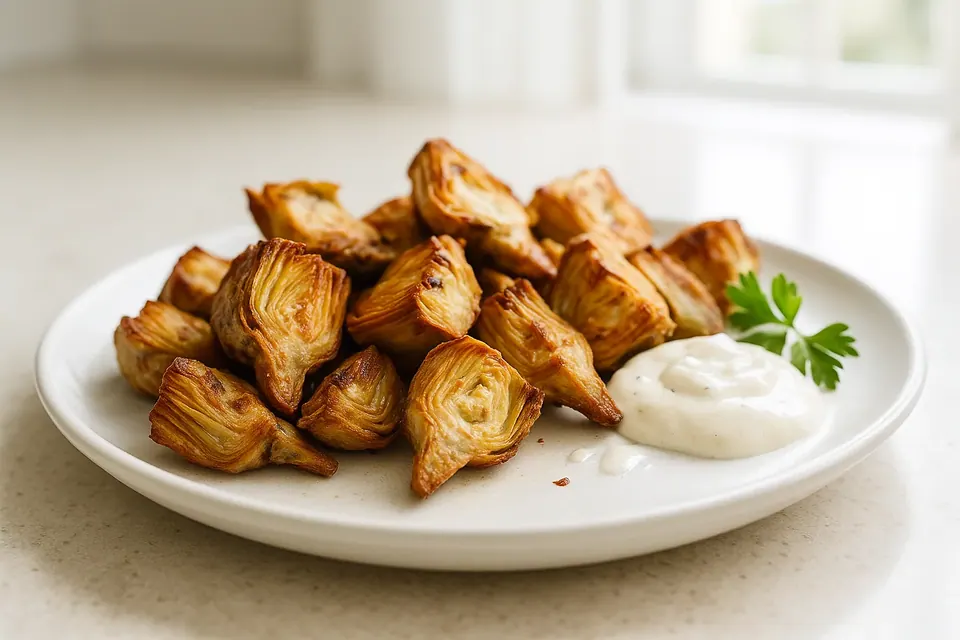 Air Fryer Artichoke Hearts