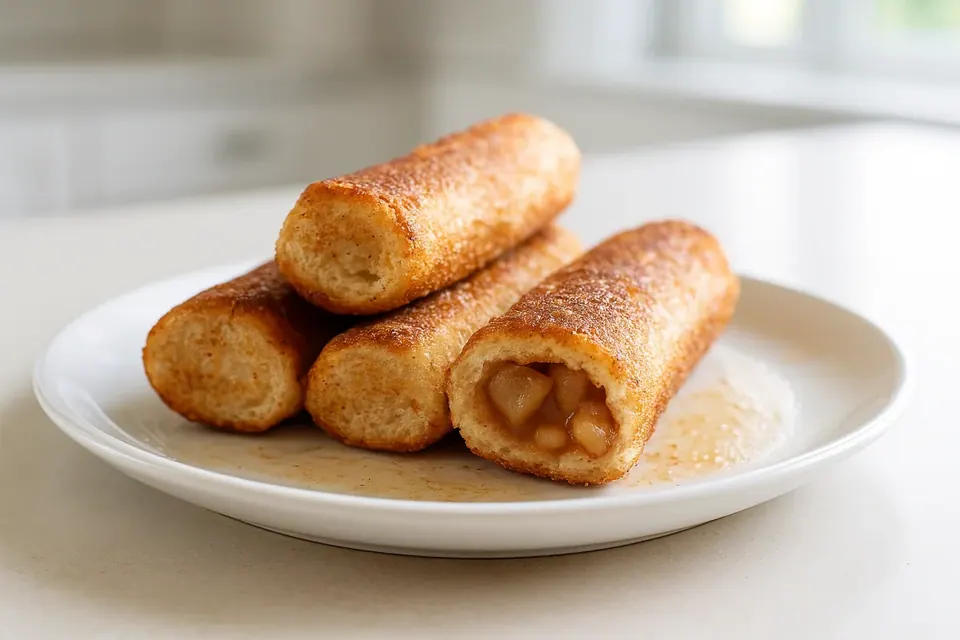 Air Fryer Apple Cinnamon Roll-Ups