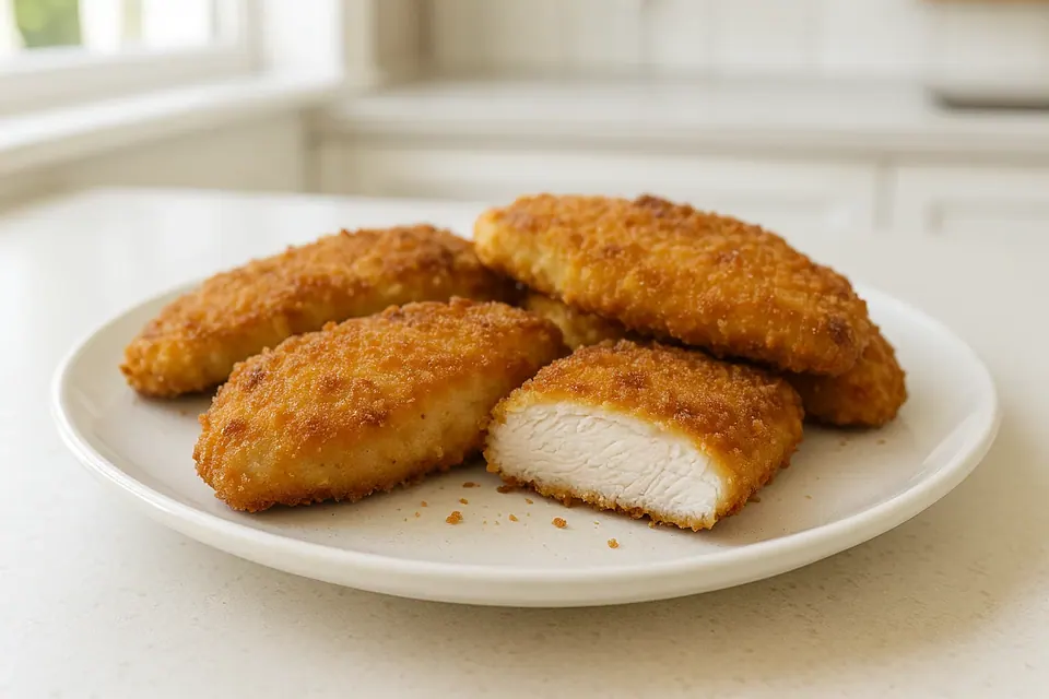 Air Fryer Chicken Schnitzel