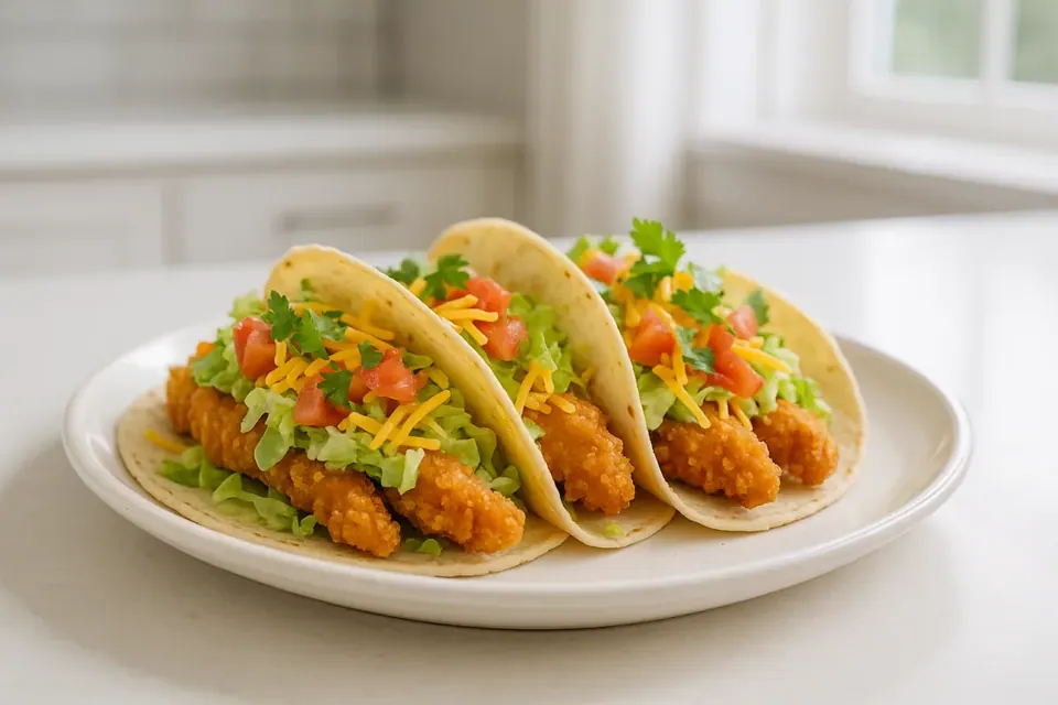 Air Fryer Chicken Tacos