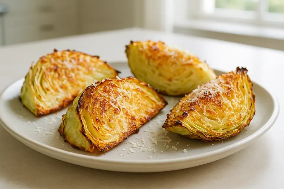 Air Fryer Crispy Cabbage Wedges