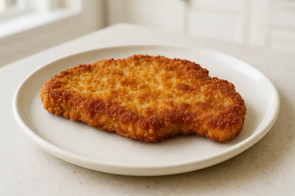 Air Fryer Crispy Pork Schnitzel