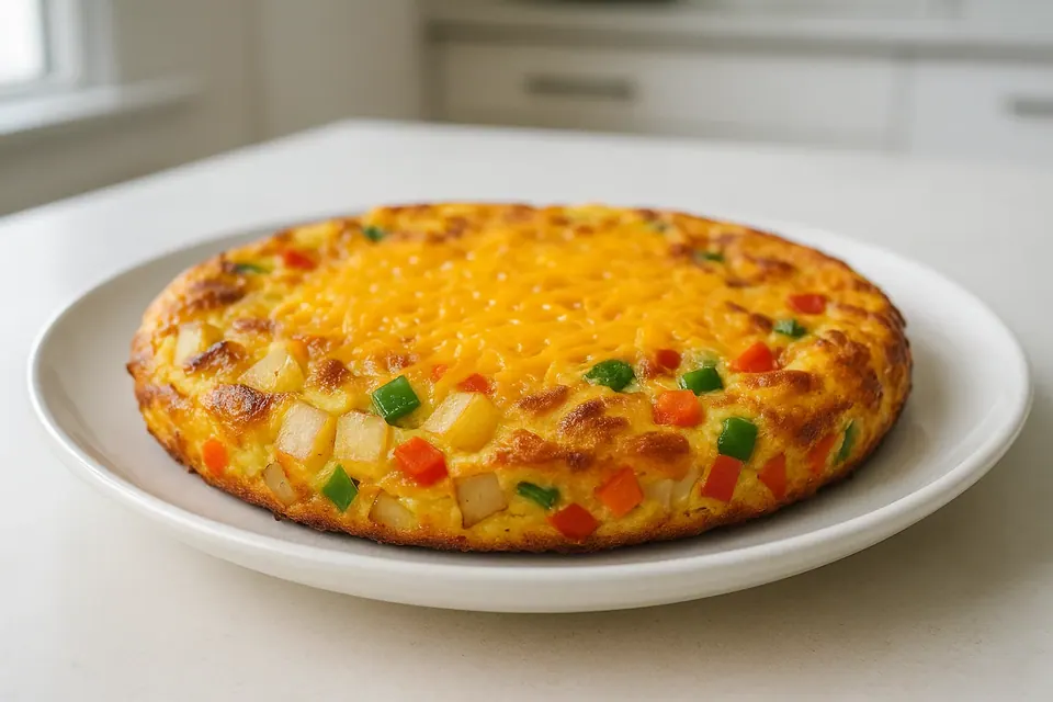 Air Fryer Crispy Potato Frittata