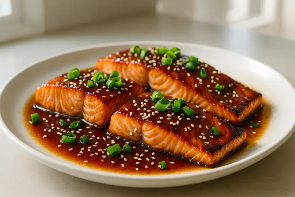 Air Fryer Teriyaki Salmon