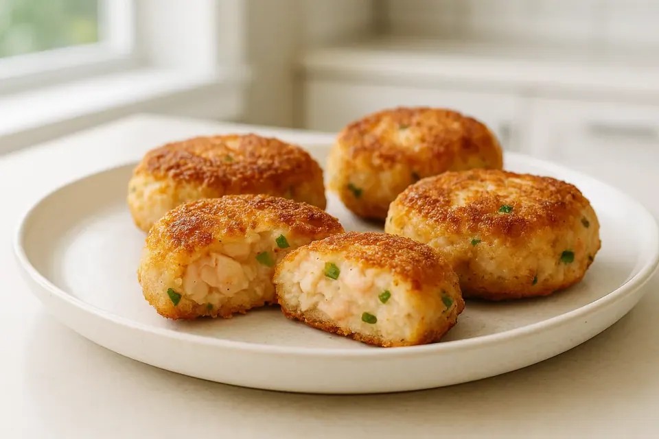 Air Fryer Crispy Shrimp Cakes