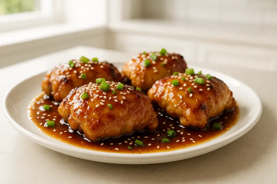 Air Fryer Honey Garlic Chicken