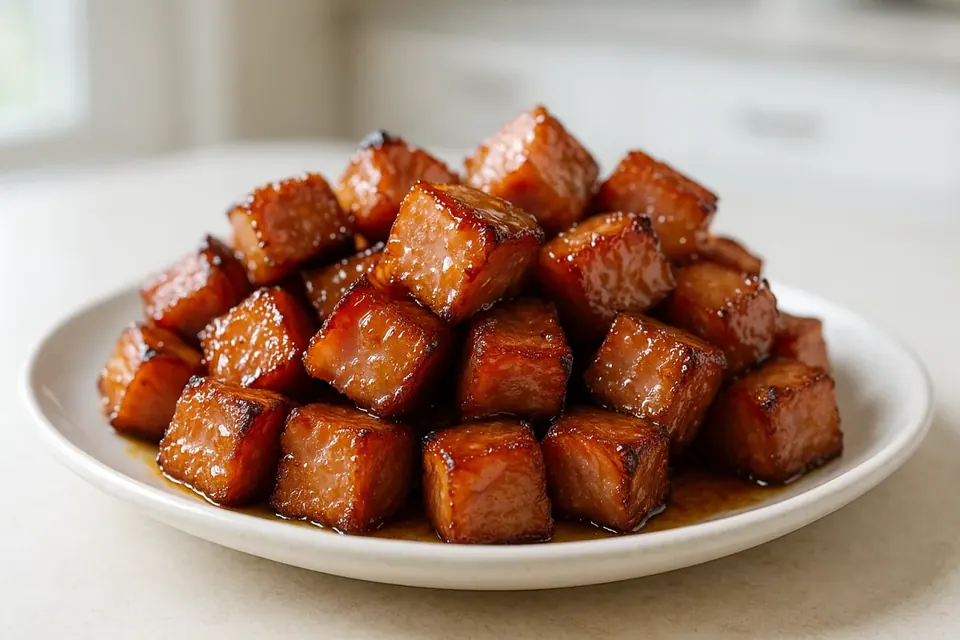 Air Fryer Honey Mustard Ham Bites