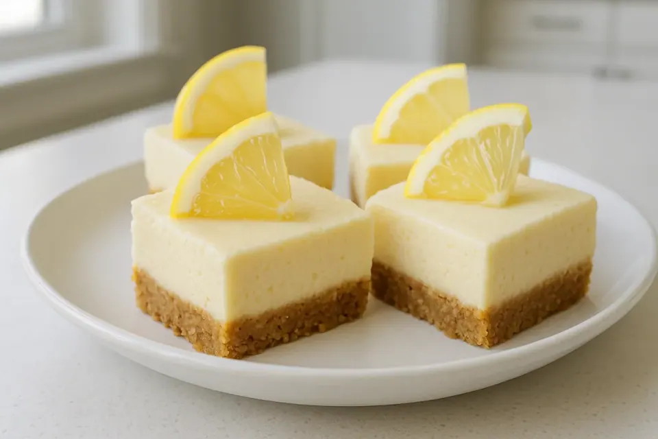 Air Fryer Lemon Cheesecake Bites