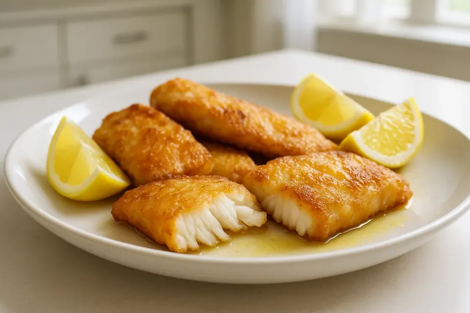 Air Fryer Lemon Dill Fish Fillets