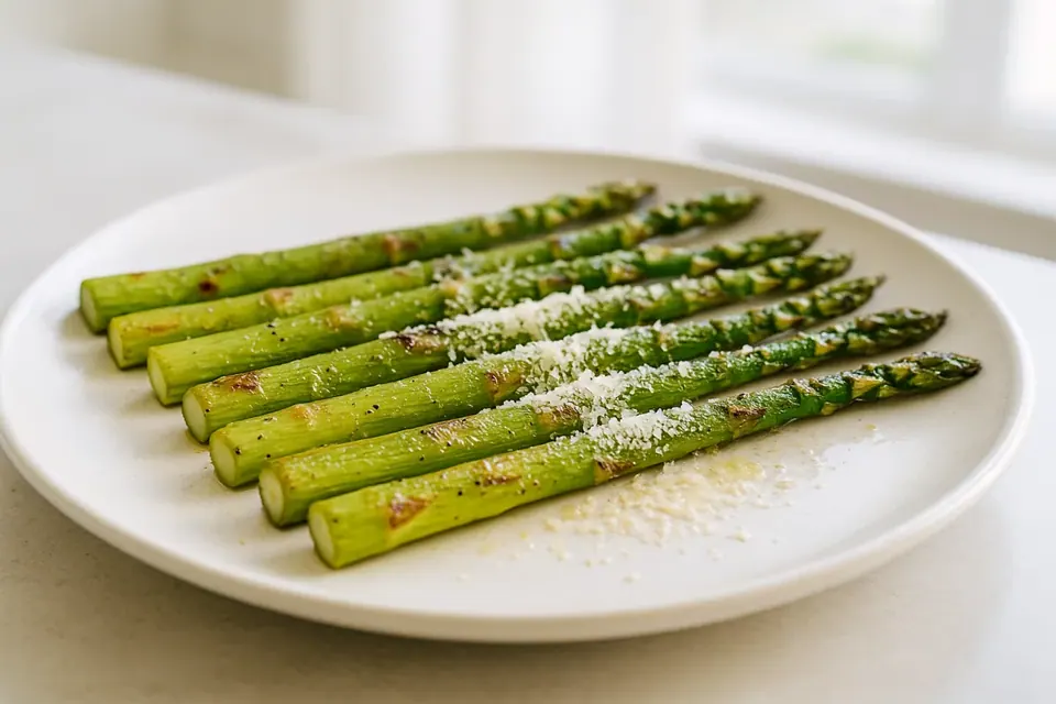 Air Fryer Lemon Pepper Asparagus
