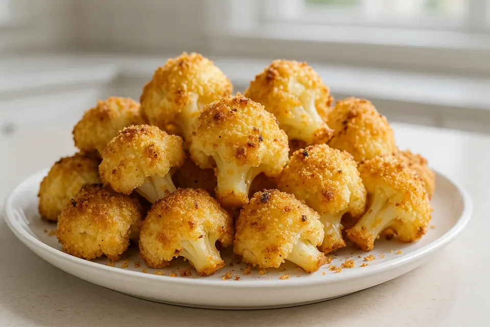 Air Fryer Parmesan Cauliflower Bites