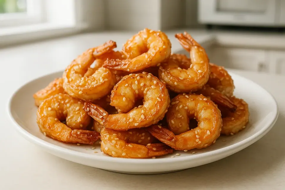 Air Fryer Sesame Shrimp