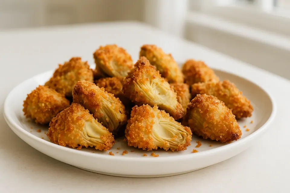 Air Fryer Crispy Artichoke Hearts