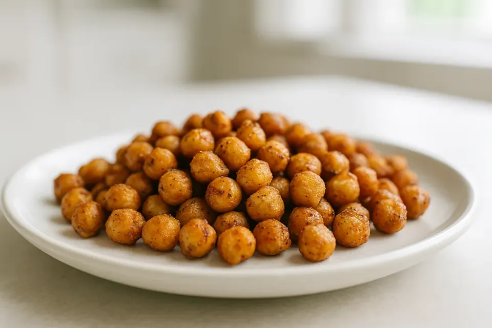 Air Fryer Crispy Chickpea Snacks