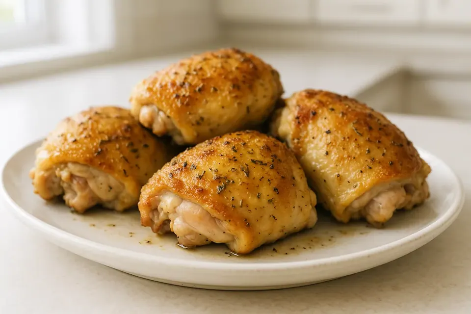 Air Fryer Herbed Chicken Thighs