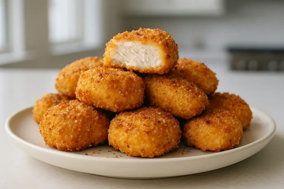 Air Fryer Parmesan Chicken Nuggets