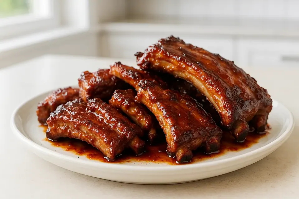 Air Fryer BBQ Pork Ribs