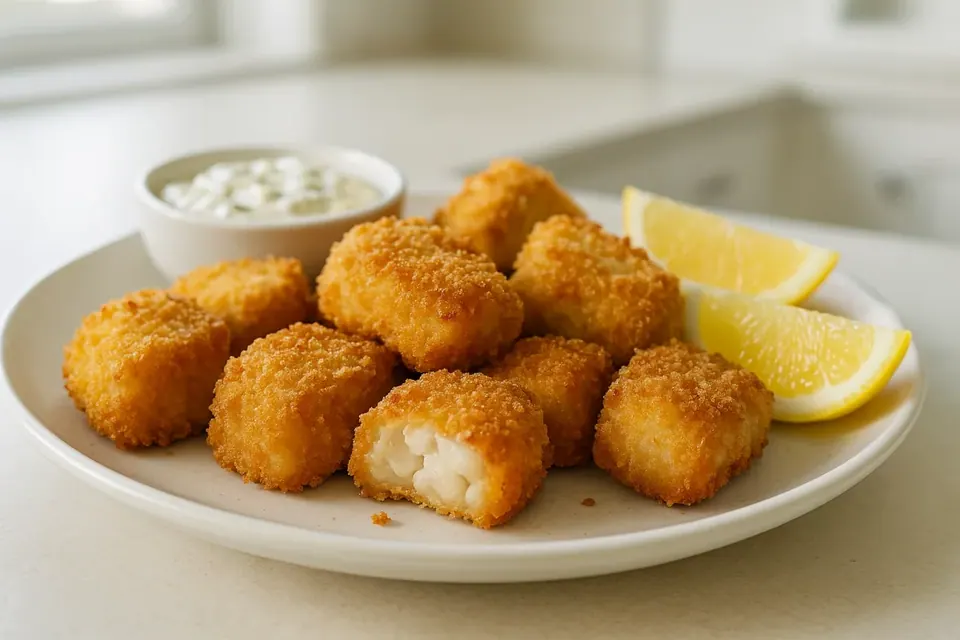 Air Fryer Crispy Cod Nuggets