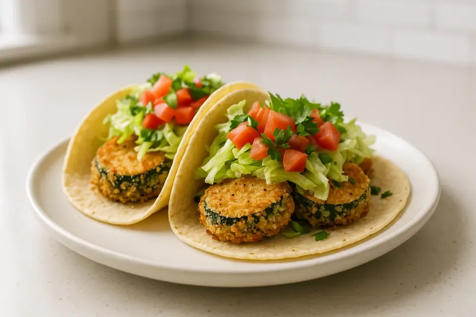 Air Fryer Crispy Zucchini Tacos