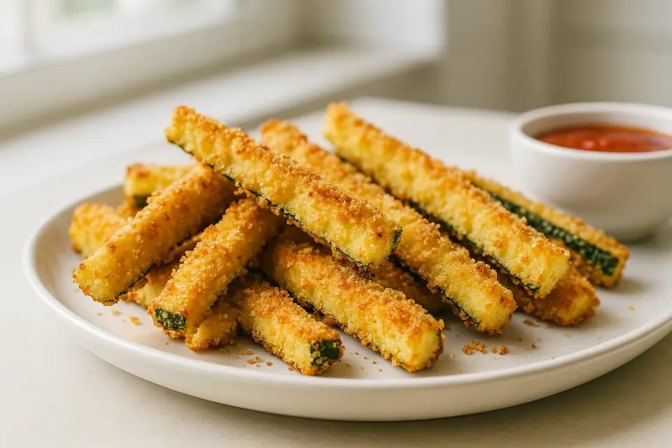 Air Fryer Parmesan Zucchini Fries