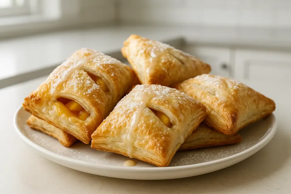 Air Fryer Peach Turnovers