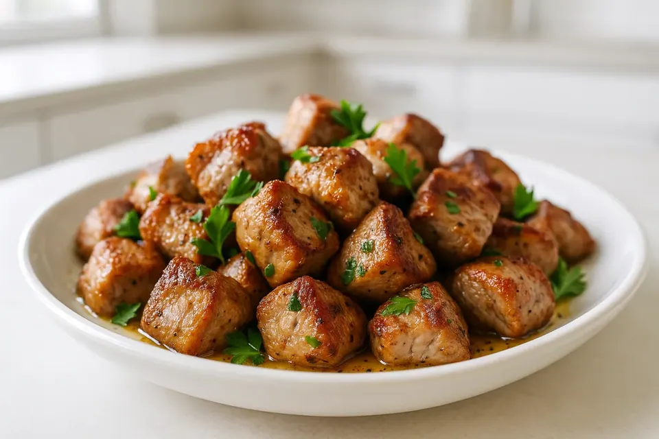 Air Fryer Pork Tenderloin Bites