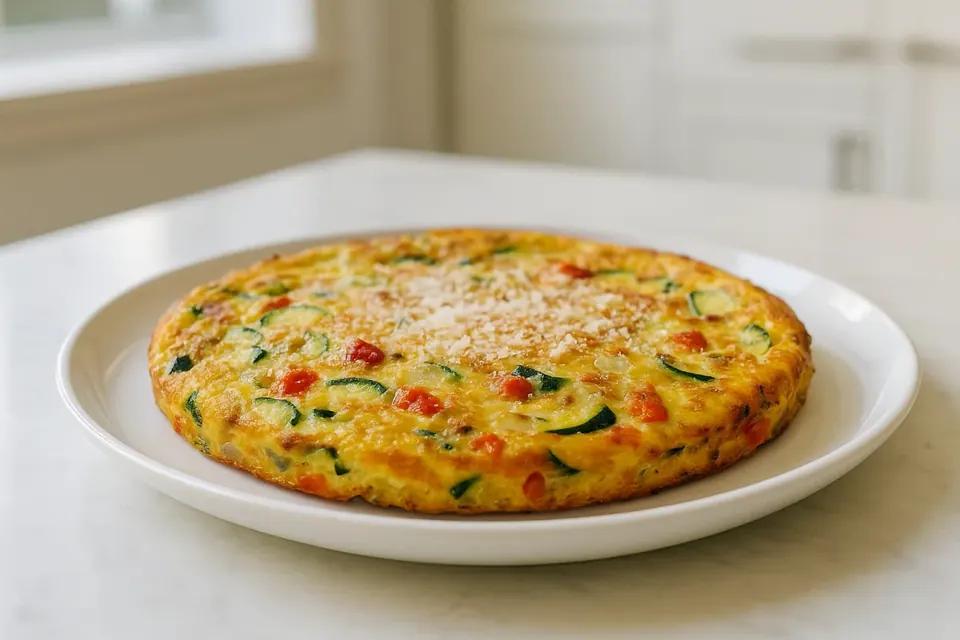 Air Fryer Zucchini Frittata